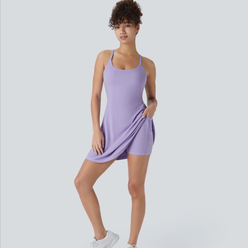HALARA Women's Mini Dress in Lavender